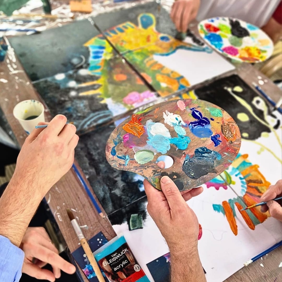 Puzzel schilderij compleet